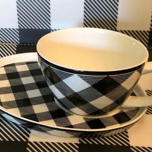 Mini Bites by Ciroa in the very popular Black and White Buffalo Plaid pattern.